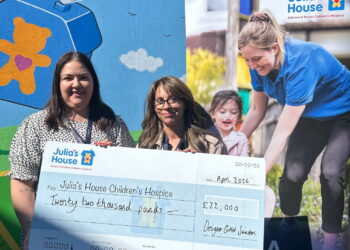 Swindon outlet raises £22,000 for children’s hospice