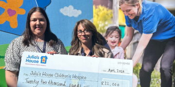 Swindon outlet raises £22,000 for children’s hospice