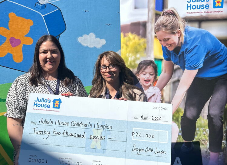 Swindon outlet raises £22,000 for children’s hospice
