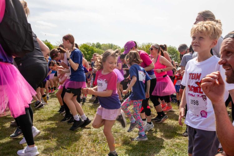 Runners get muddy at Lydiard Park Race for Life
