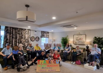 Swindon care home honours Blue Light heroes at carnival