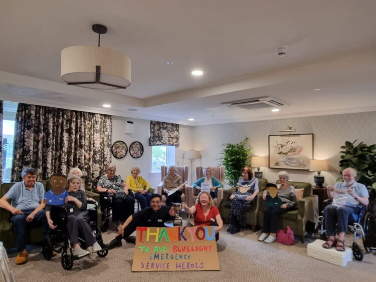 Swindon care home honours Blue Light heroes at carnival