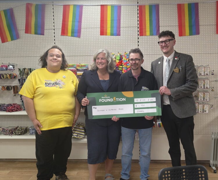MP welcomes £1,750 funding boost for Swindon Pride Hub