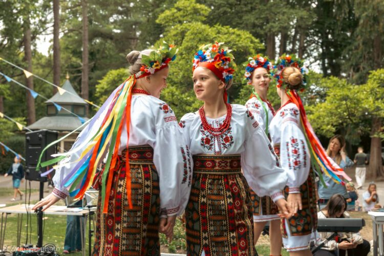 UkraineFest organisers promoting the annual Ukrainian cultural festival in Swindon.