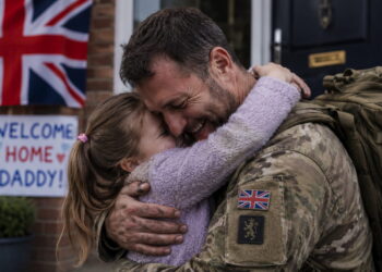 Over 90% of military personnel miss key family moments while serving