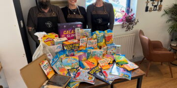 Watchfield café raises £300 for hospital children