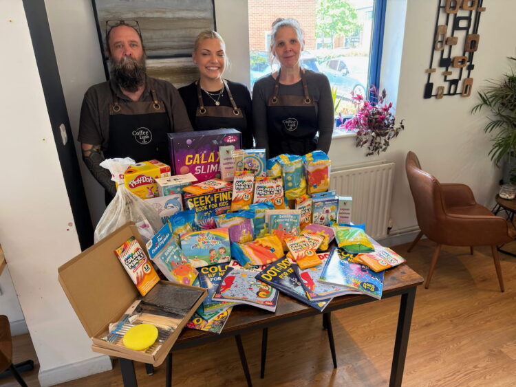 Watchfield café raises £300 for hospital children