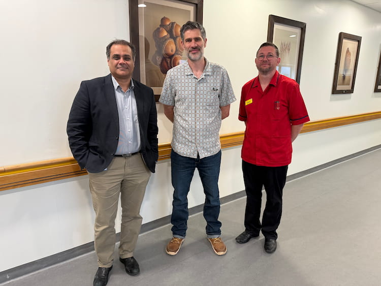 World-renowned photographer donates art to Swindon cardiac ward