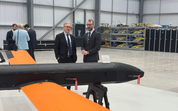 PM makes quiet visit to Swindon to shout about town’s defence sector
