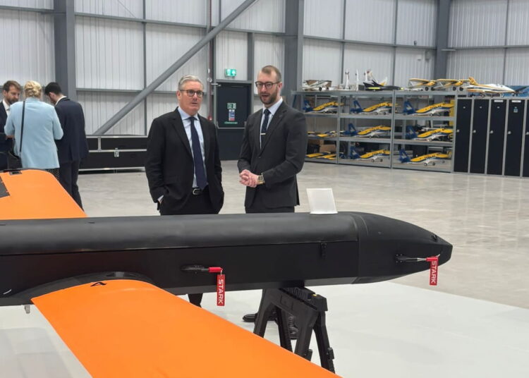 PM makes quiet visit to Swindon to shout about town’s defence sector