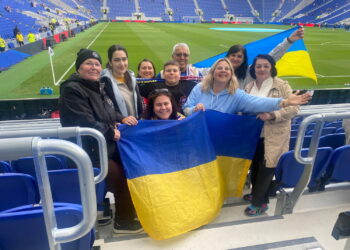From Swindon to Liverpool, Ukrainian community backs national team