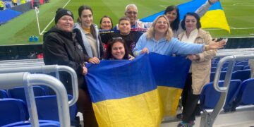 From Swindon to Liverpool, Ukrainian community backs national team
