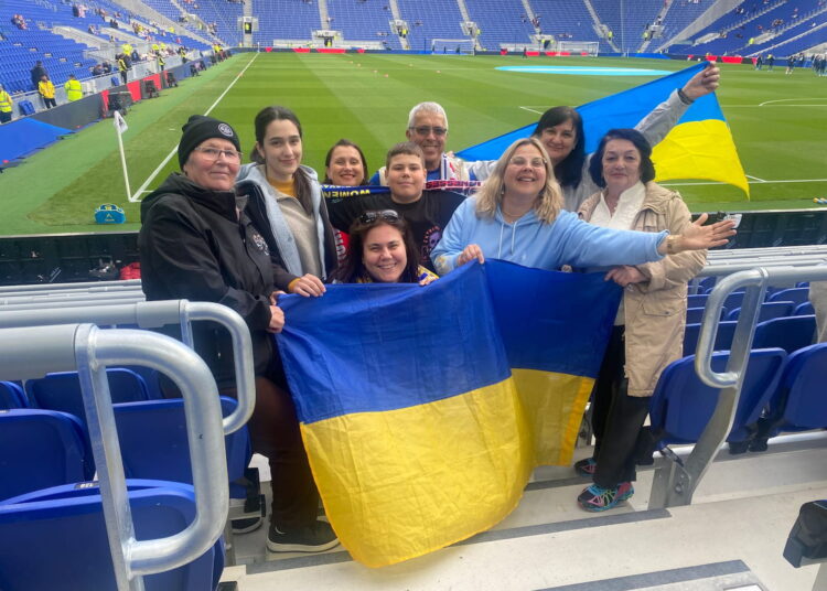 From Swindon to Liverpool, Ukrainian community backs national team