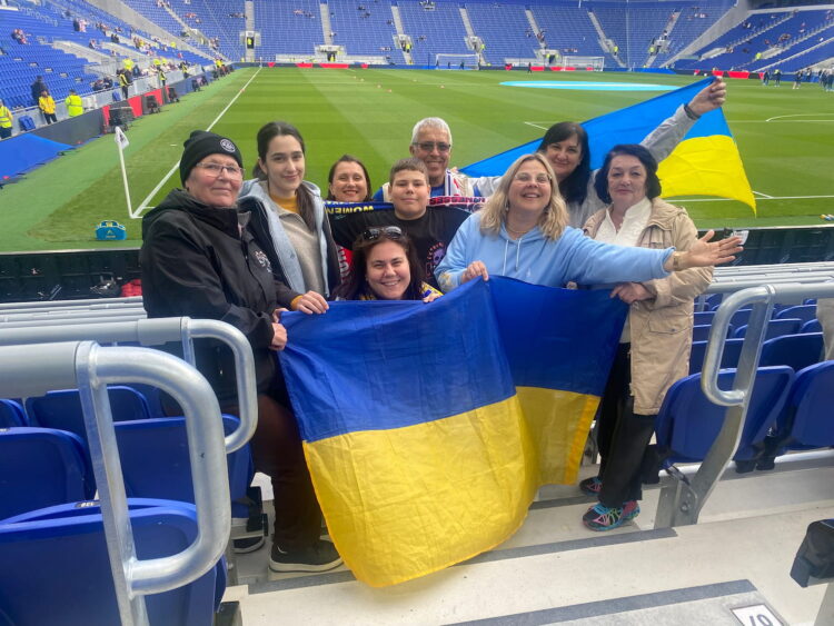 From Swindon to Liverpool, Ukrainian community backs national team