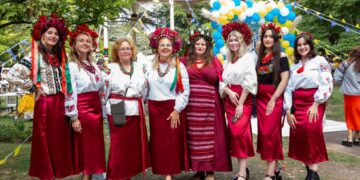 UkraineFest organisers promoting the annual Ukrainian cultural festival in Swindon.