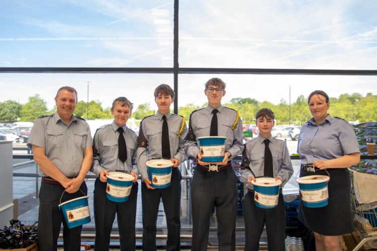 Swindon Air Cadets raise £300 during successful Asda fundraiser