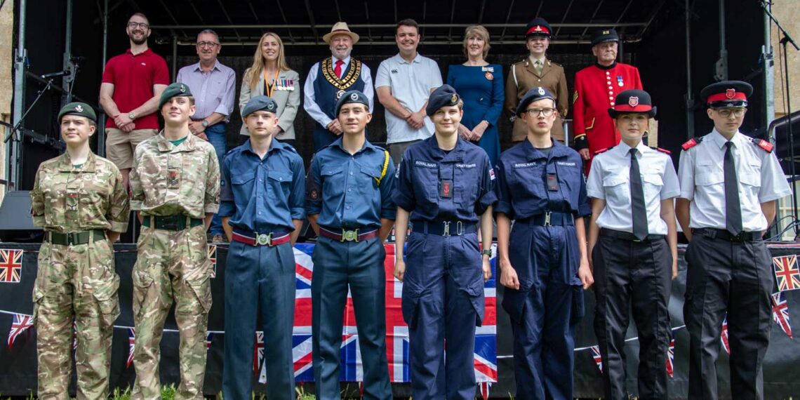 Community comes together at Lydiard Park for Armed Forces Day