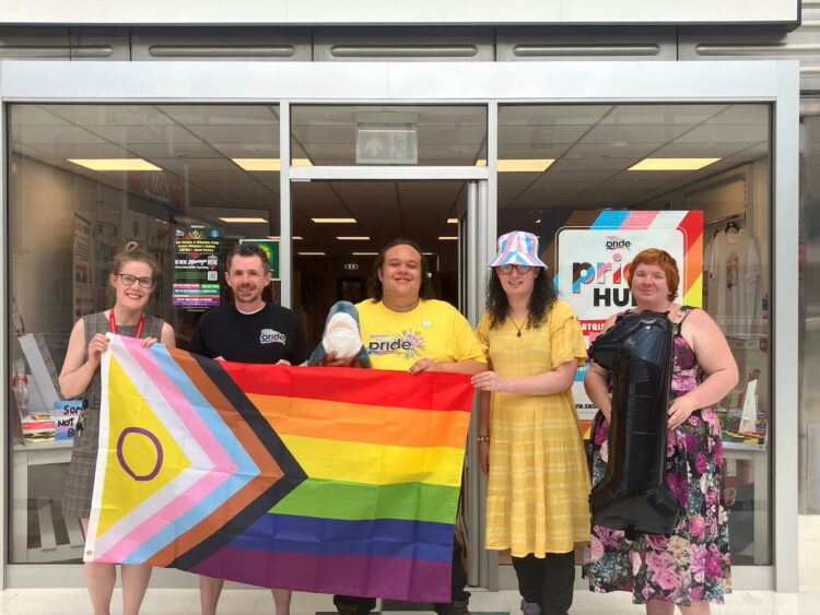 Swindon Pride Hub marks first year back at The Brunel