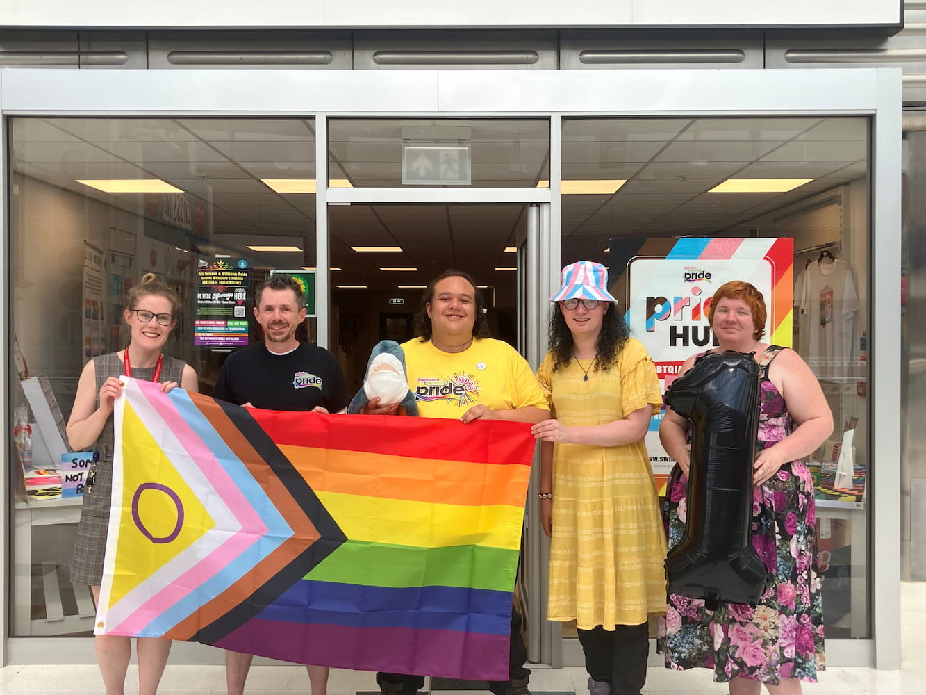 Swindon Pride Hub marks first year back at The Brunel