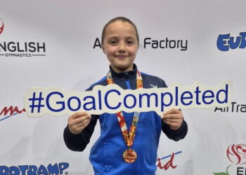 Swindon gymnast crowned English champion after national medal haul
