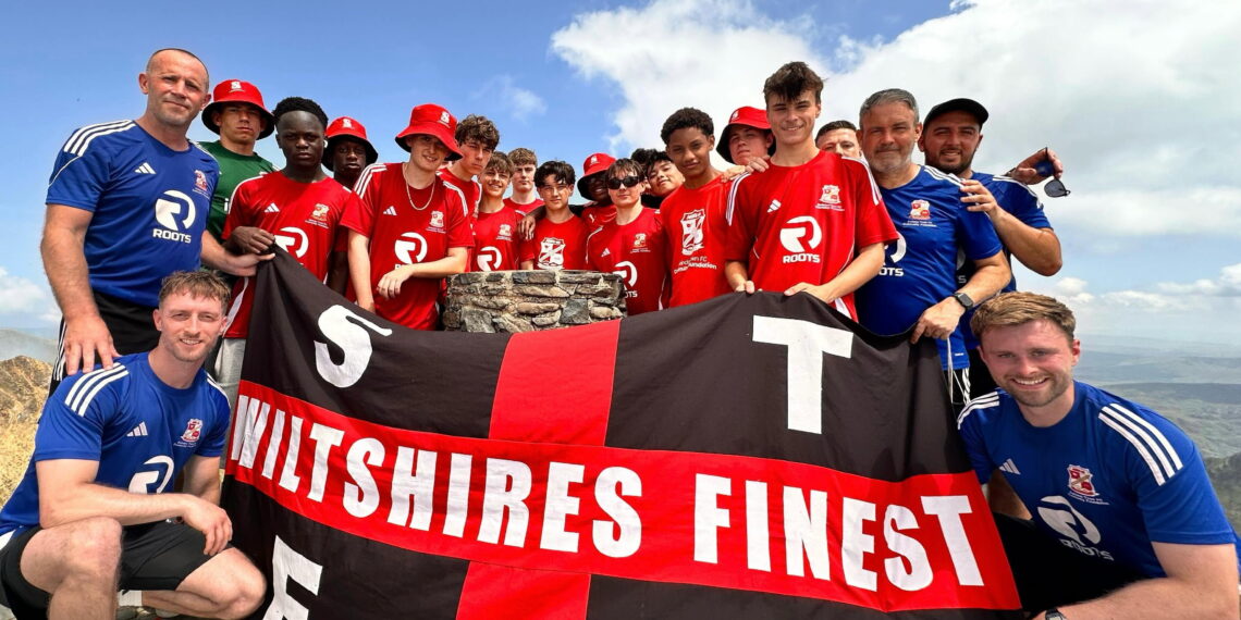 Swindon Town Under-16s conquer Snowdon in fundraising push