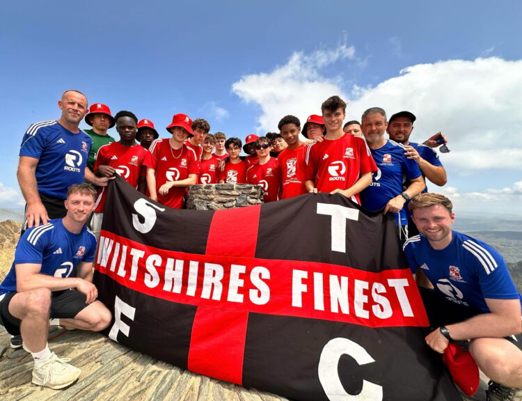 Swindon Town Under-16s conquer Snowdon in fundraising push