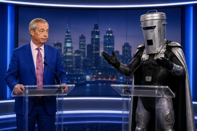 Kemi Badenoch calls for Nigel Farage and Count Binface TV debate
