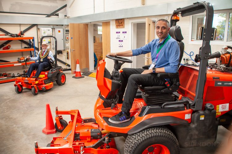 Haydon Wick opens new eco-friendly base for grounds maintenance team