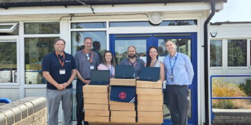 Wiltshire tech company backs laptop donation for school children