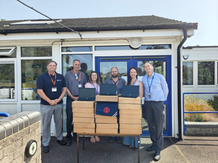 Wiltshire tech company backs laptop donation for school children