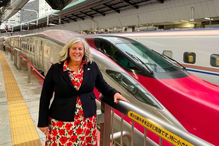 Swindon MP and transport Sec visits Japan as UK rail reform gathers pace