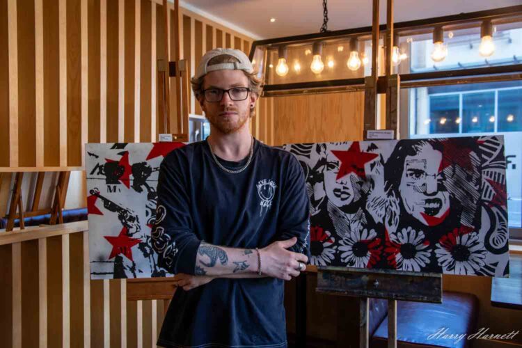 Artist challenges perceptions of Swindon in eye-catching SWDN exhibition