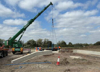 New swing bridge marks major milestone in Wichelstowe canal restoration