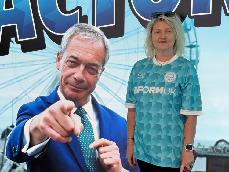 Swindon’s Reform leader joins Farage in Clacton as battle with Count Binface grows