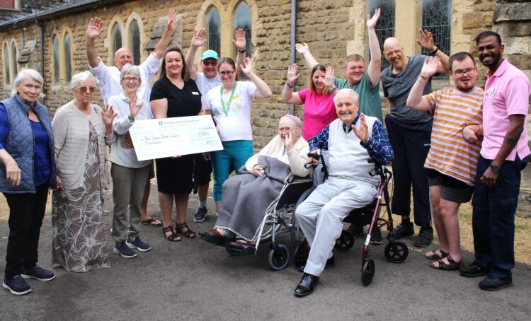 White Lodge care home secures £1,300 grant for Swindon disability charity