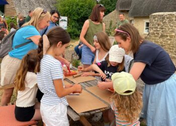 Young people get creative with clay at Richard Jefferies Museum event