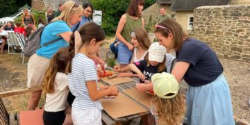 Young people get creative with clay at Richard Jefferies Museum event
