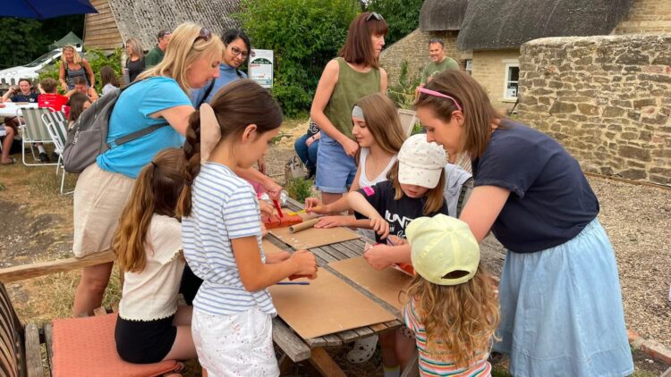 Young people get creative with clay at Richard Jefferies Museum event