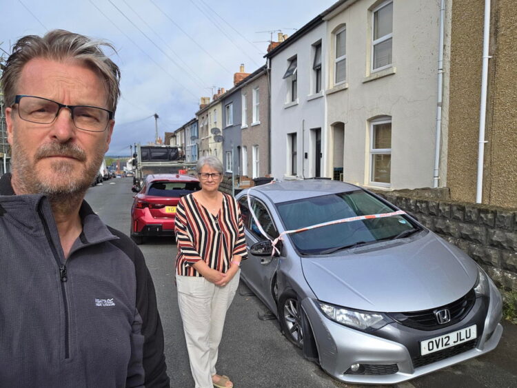 Councillors demand action over car blocking Swindon footpath