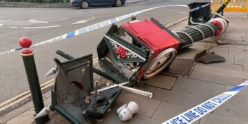 Historic Cricklade Jubilee Clock smashed to pieces after being struck by lorry