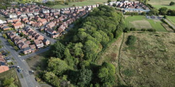 Inside the woodland on the doorstep of Swindon’s fast-growing Badbury Park