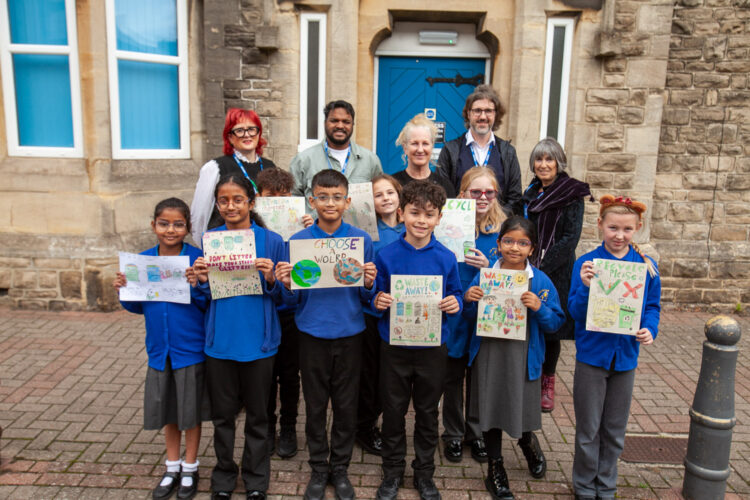 Schoolchildren tell adults to clean up their act as Eastcott fights fly-tipping