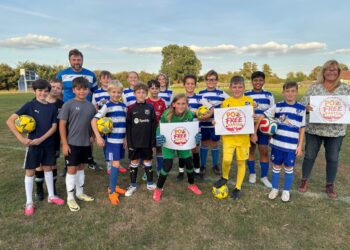 Football club backs dog poo crackdown as 450 children use pitches