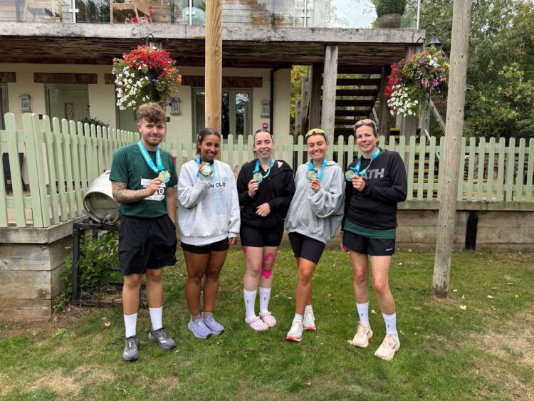 Swindon teachers raise £1,000 for domestic abuse charity