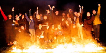 Swindon residents dared to walk on hot coals for abuse survivors