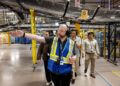 Former baker now shows thousands around Amazon’s Swindon robot hub